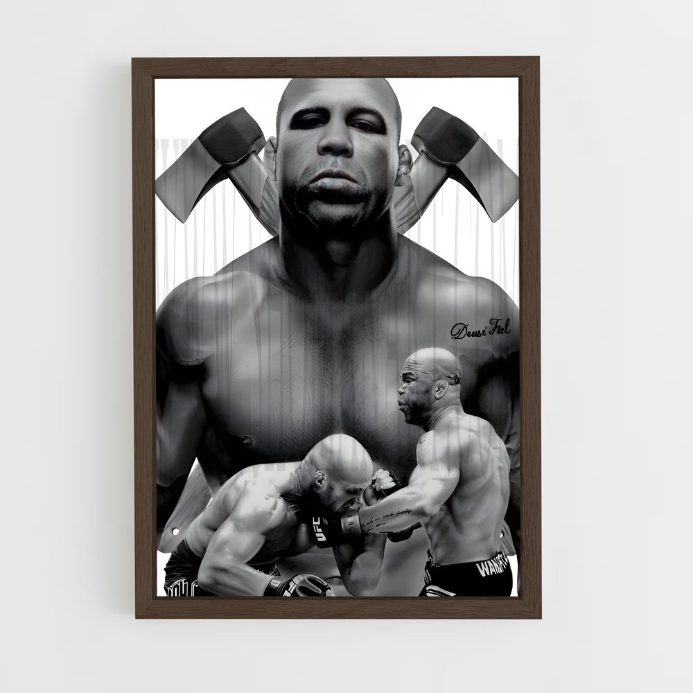 Poster Wanderlei de silva – affiche MMA (vue 5)